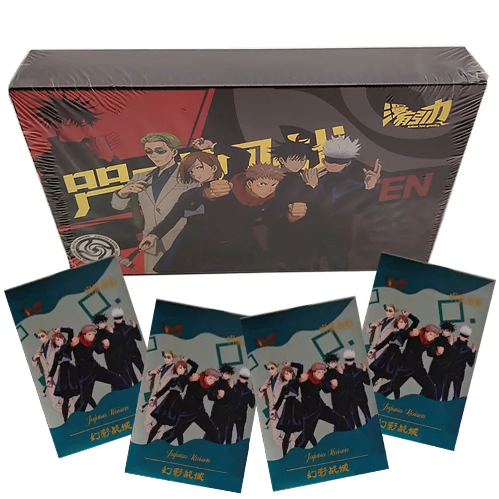 Jujutsu Kaisen Collection Card Christmas Festival Family Party Gift for Teenagers Dark Fantasy Anime Color Paper Card Peripheral