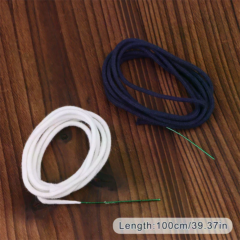 Mechas de algodón puro de 100CM de largo con aguja para encendedor Z y la mayoría de encendedores de gasolina, accesorios de reparación de repuesto