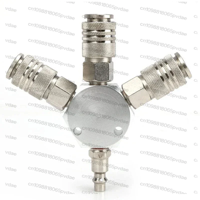 Tool Parts Europe Style EU 3 Three WAY Manifold Quick Coupler 1/4 Coupling For Air Compressor Tools Manifold Splits