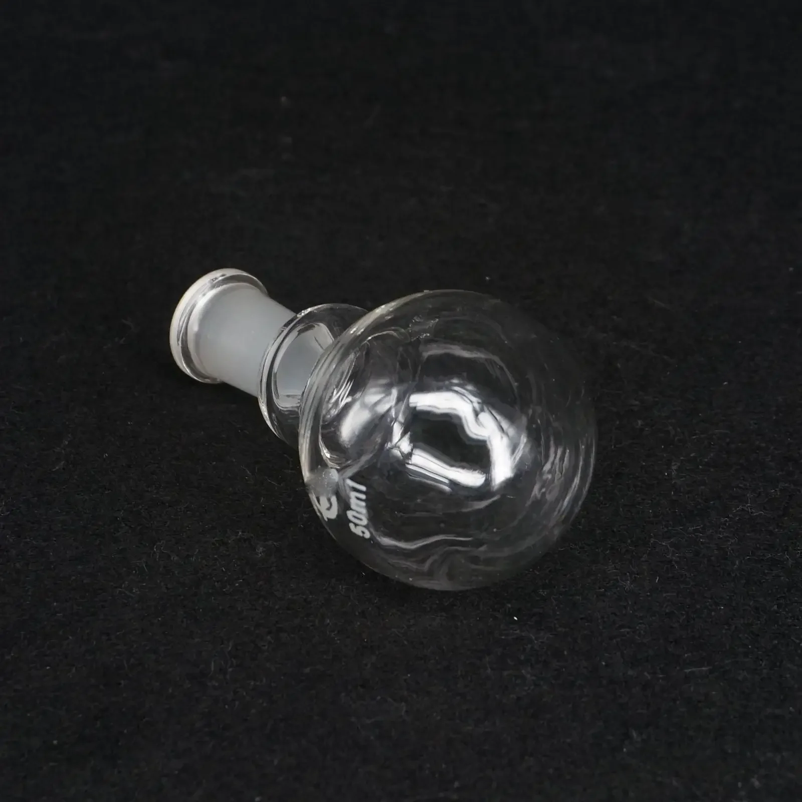 50ml 14/23 Joint Borosilicate Glass Flask Round Bottom Single Short Neck Lab