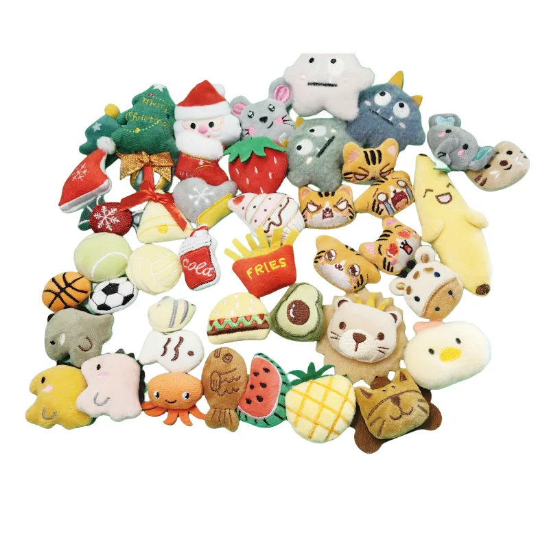 Pet Plush Toy Set Cat Toy With Catmint Kitten Plush Catnip Toy With Scent Cat Mini Catnip Toy Teeth Chewing  Grinding Pet Supply