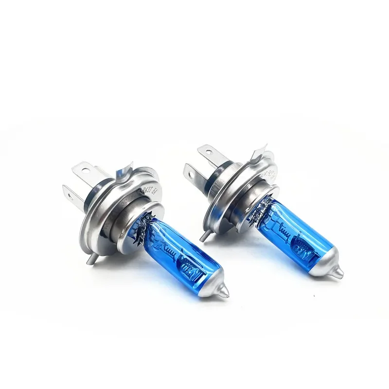 10pcs H4 Halogen Bulb 12V60/55W 5500K Super White Car HeadLight Quartz H4 100/90W High Low Beam Halogen Wholesale