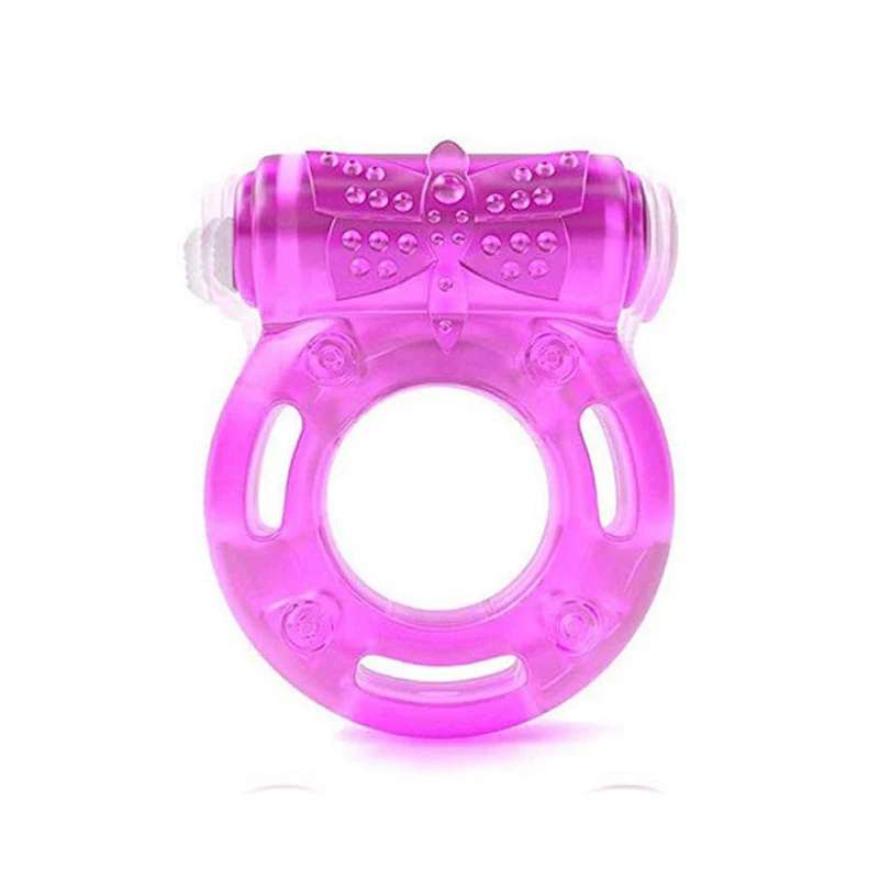 Anillo vibrador para pene para mujeres y hombres, estimulador de clítoris, retraso de la eyaculación, anillo vibrador de erección duradera, anillo de bloqueo vibratorio