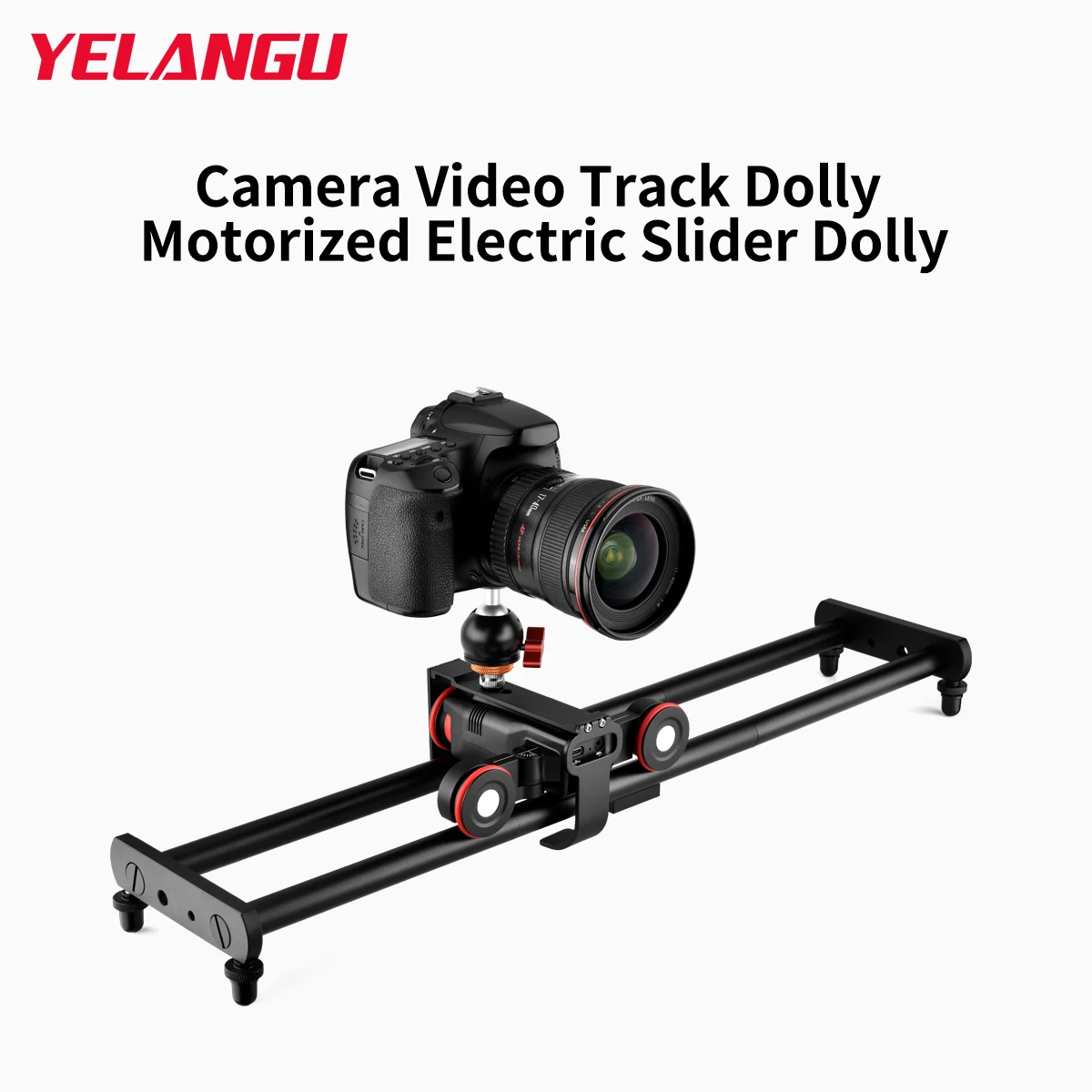 YELANGU Camera Video Autodolly Electric Motor Track Slider for Canon Nikon Sony DSLR for iphone12 for Xiaomi Yelangu