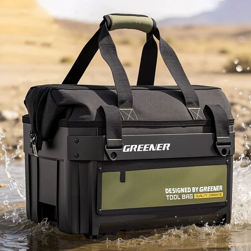 Electrician Tool Storage Bag Portable Durable Toolkit Waterproof Hardware Heavy Duty Tools Organizer Tool Kit With Quick Hanging