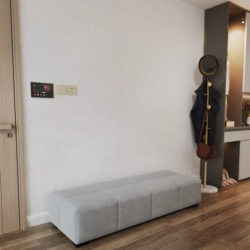 イタリア風ベッドサイドスツール クローク収納 ソファスツール レストベンチ 寝室 ベッド収納 靴交換スツール フットペダル