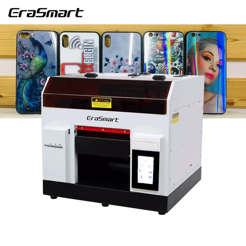 EraSmart Mini UV Printer A4 UV Printer UV Flatbed Printer For phone case printing