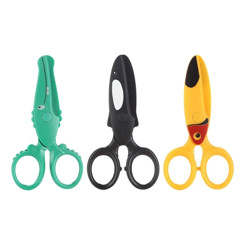 

Cartoon Children Scissors Safe Cutting Tool For Art Project School Craft 15UB