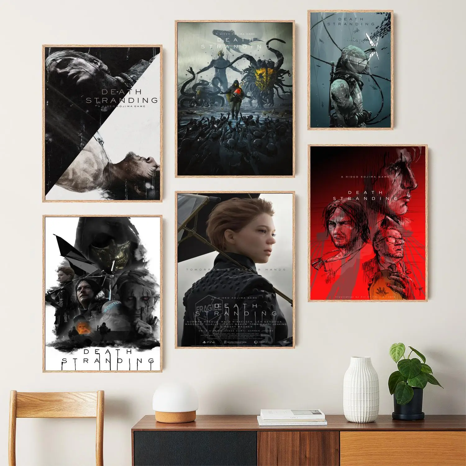 Death Stranding Video Game Canvas Art Poster, Wall Art, Picture Print, Modern Family, Bedroom Decor, Posters