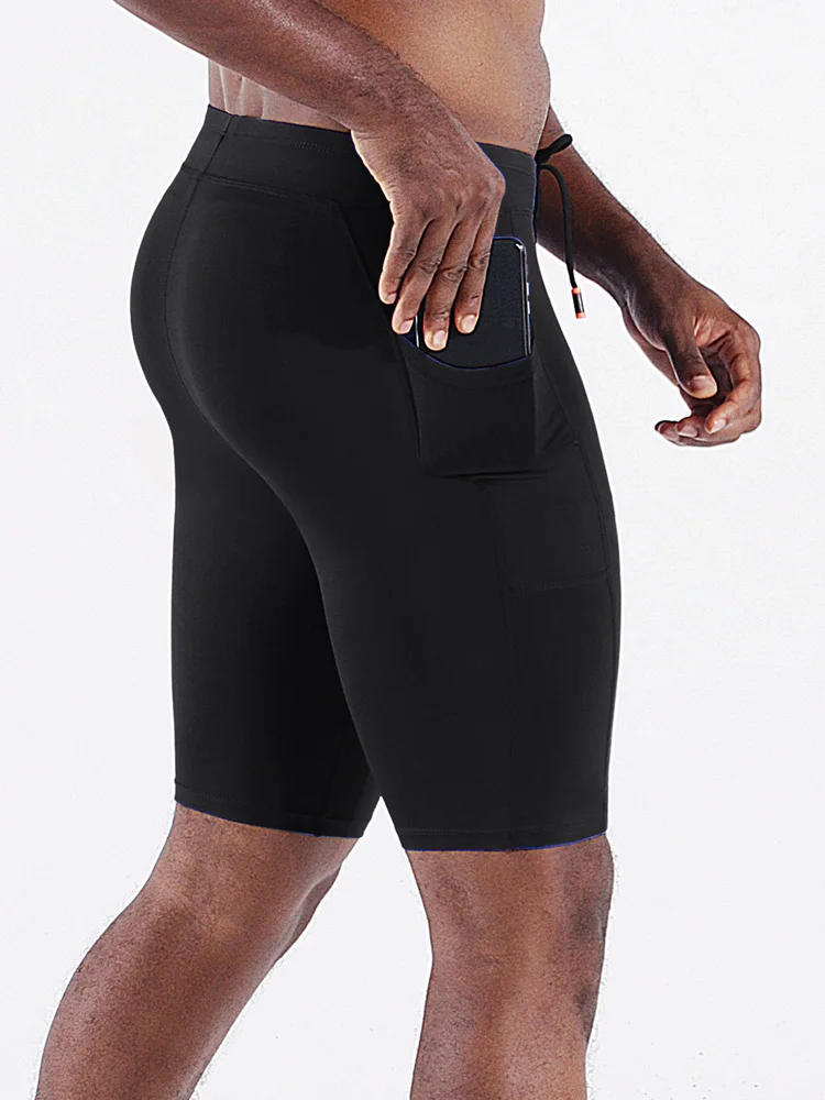 Mens Gym Fitness Compression Workout Shorts 2026 Fashion Stretch Quick Dry Pockets Athletic Tights Running Casual Shorts Man