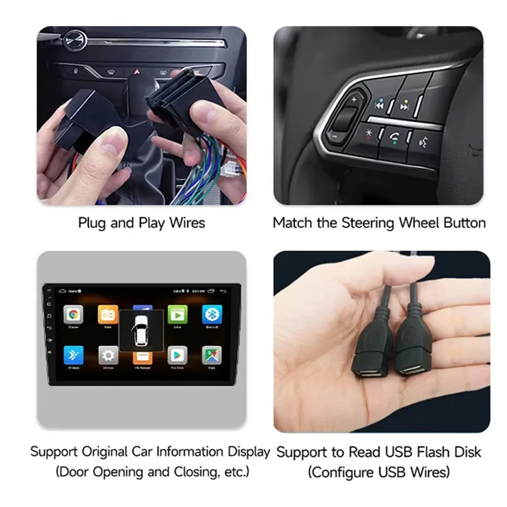 9 Zoll Android 13 für Sprinter 2006–2017 Autoradio-Radio Navi 2+32G mit Carplay Android Auto WiFi FM/RDS SWC + AHD-Backup-Kamera