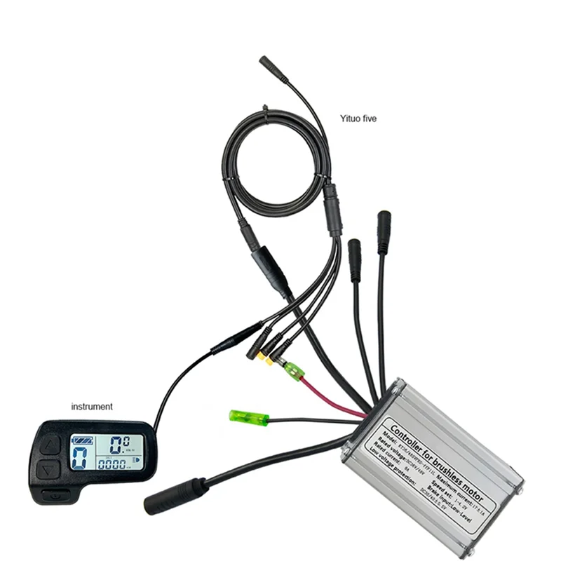 

2525+ New Sine Wave Controller Kit Electric Bicycle Electric Scooter Kit LCD11 Display Sine Wave Controller 36/48V 17A 350W