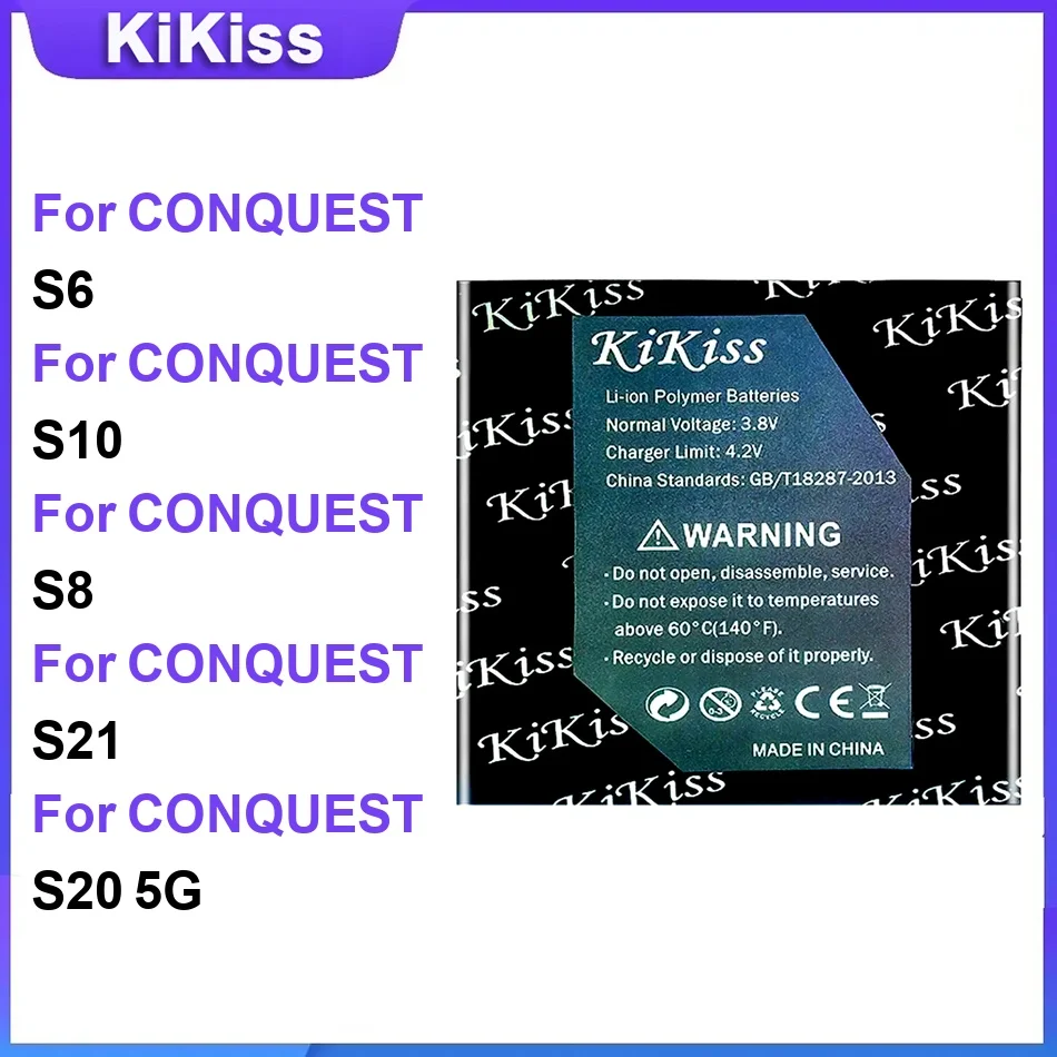 Аккумулятор для CONQUEST S6 S10 S8 S21 S20 5G: лучшая замена