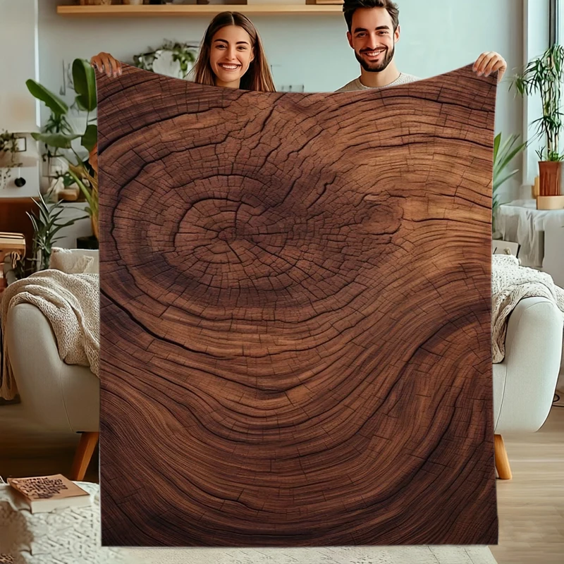 Rustic Theme Throw Blanket  Vi - Textured Throw Natural recension och pris