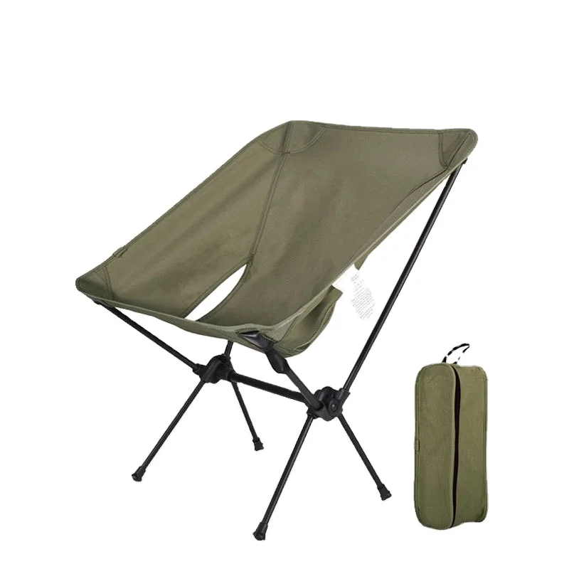 

Quick-Open Aluminum Alloy Foldable Moon Chair Lightweight Portable Outdoor Picnic Garden Chair for Camping Workshop Kitchen