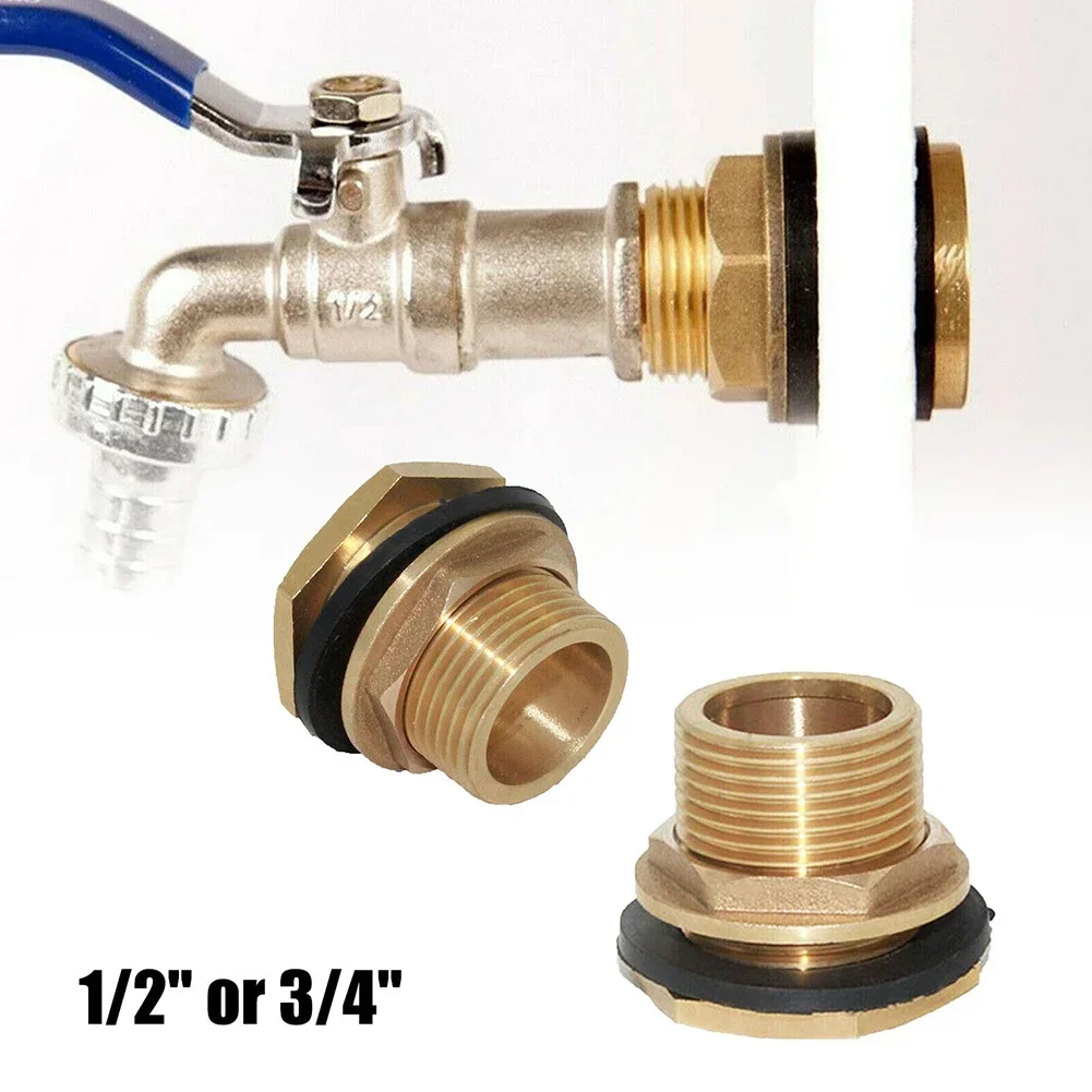 Water Butt Water Tank Tap Buckets Connector Watering Equipment Water Storage Rain Barrels Brass Tap Click-Lock Fittings Use
