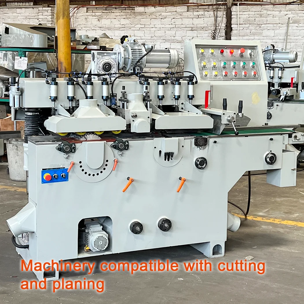 Double Sided Planer With Multi Blade Saw for Solid Wood Integrated Woodworking Machine