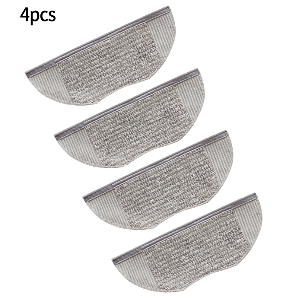 4 Pack Microfiber Mop Pads Compatible with For MEDION For X40 SW (MD 20040) Robot Vacuum Cleaner Strong Absorption