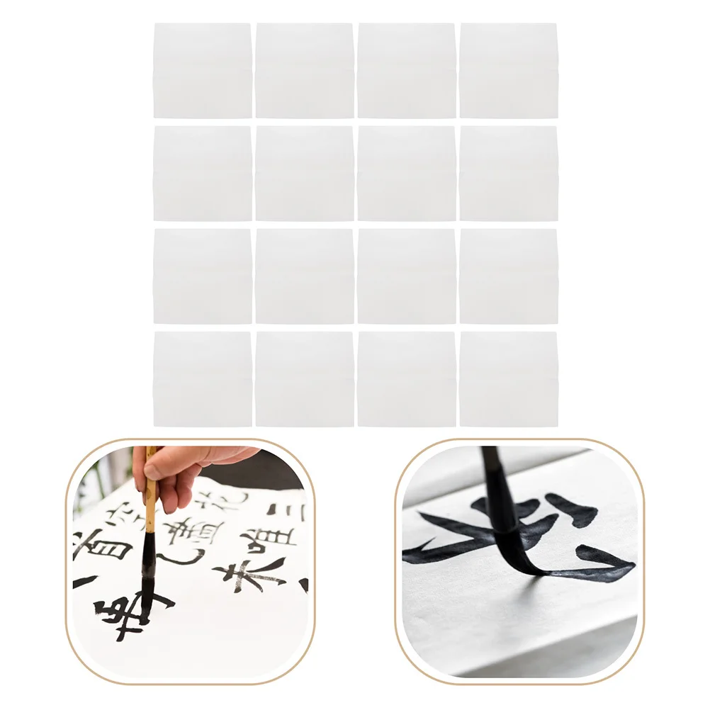 200pcs Xuan Paper For Calligraphy Painting Portable Multi-Function Rice Paper Lightweight Watercolor Drawing Supply Art Tool