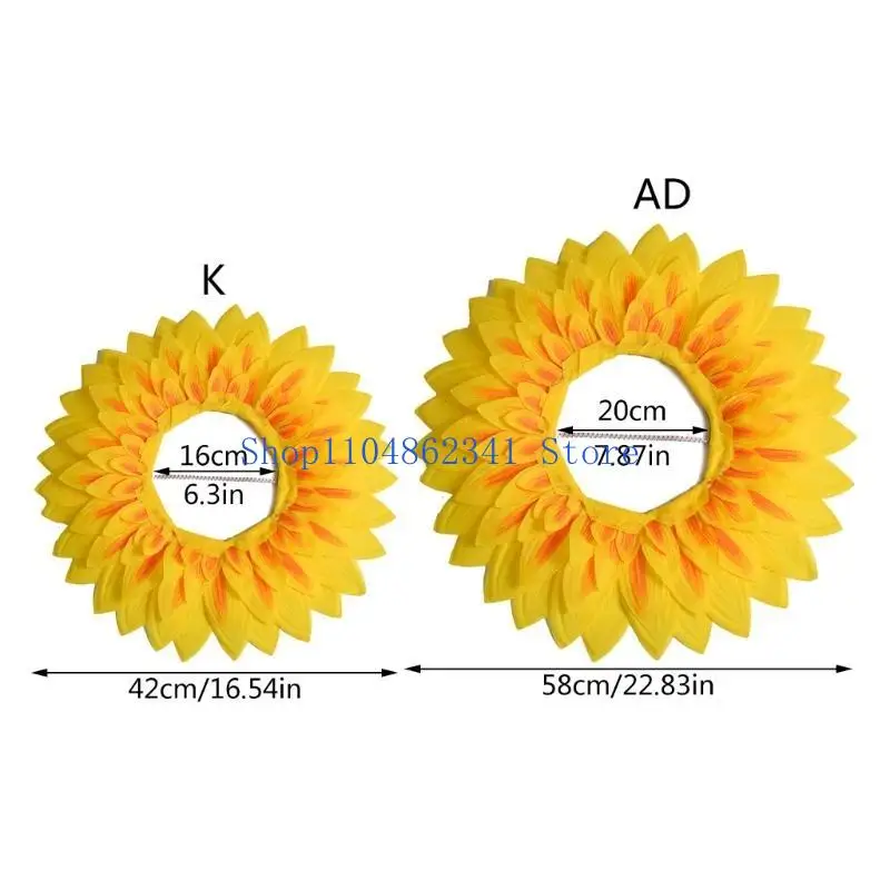 5asd Birthday Party Hat Kids Adult Flower Headgear Hat Stage Party Supply