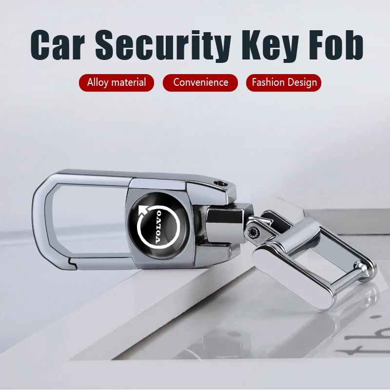 جديد فولفو المفاتيح سيارة معدنية شعار حلقة رئيسية اكسسوارات ل ES90 EC40 EX40 EM90 XC90 V90 V60 XC60 V40 S80 S60 S90 C40 XC40 V70 XC