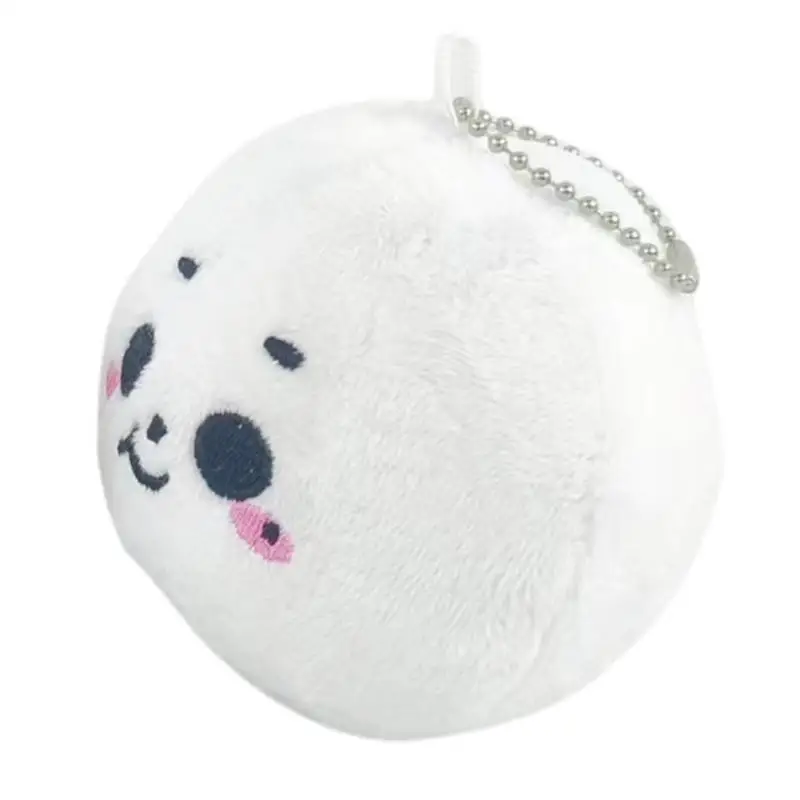 Backpack Stuffed Pendant Cute Steamed Bun Stuffed Bag Charm Car Rearview Mirror Decor Phone Case Adornment For School Bag