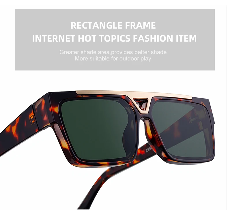 Steampunk Quadratische Polarisierte Sonnenbrille für Herren 2026 Luxusmarke Vintage Klassische Fahrerbrille für Männer Modische Punk-Eyewear – Detail 7