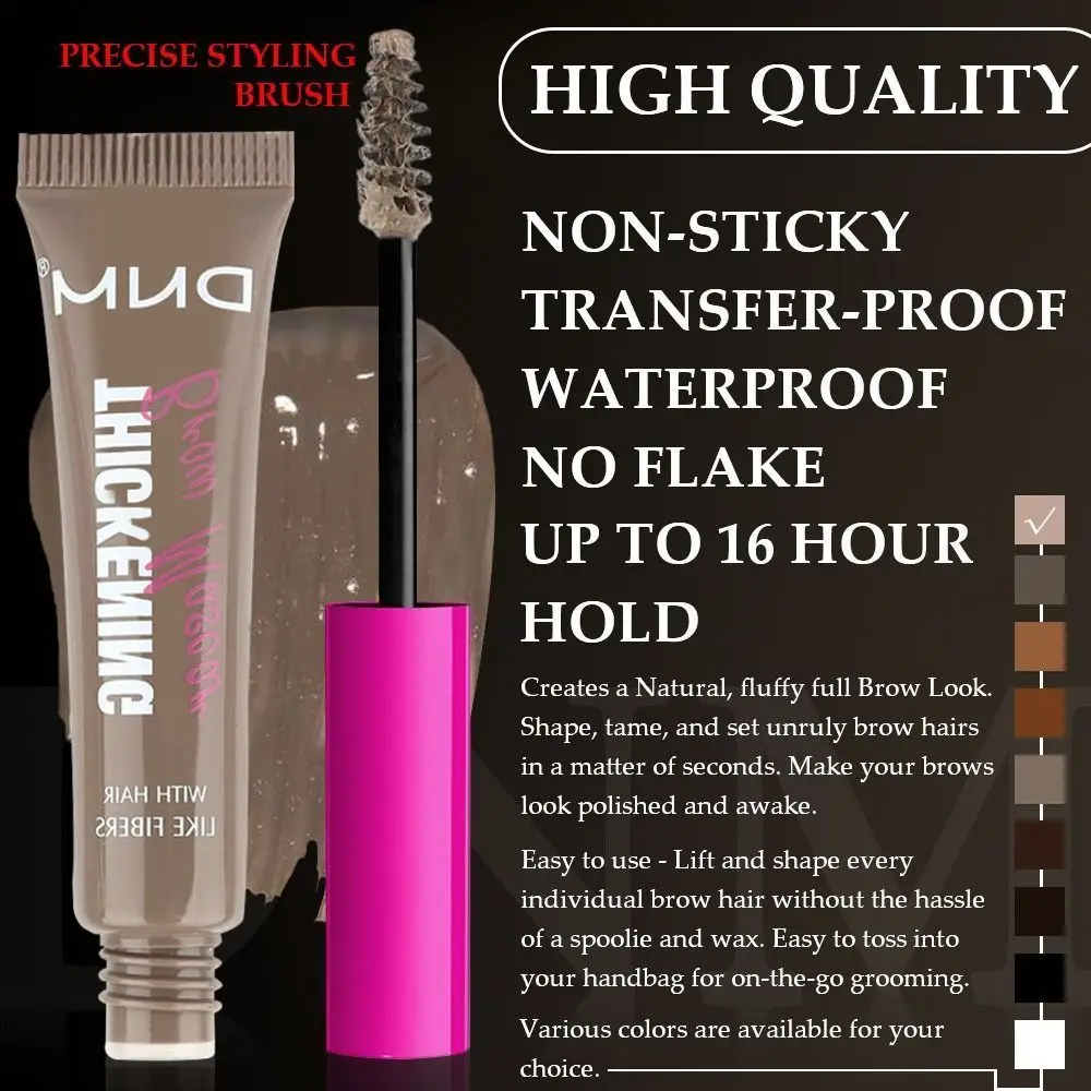 Long Lasting Eyebrow Dyeing Cream Waterproof Anti-sweat Eye Brow Styling Cream Quick Dry Not Stimulating Eyebrow Enhancers Girl