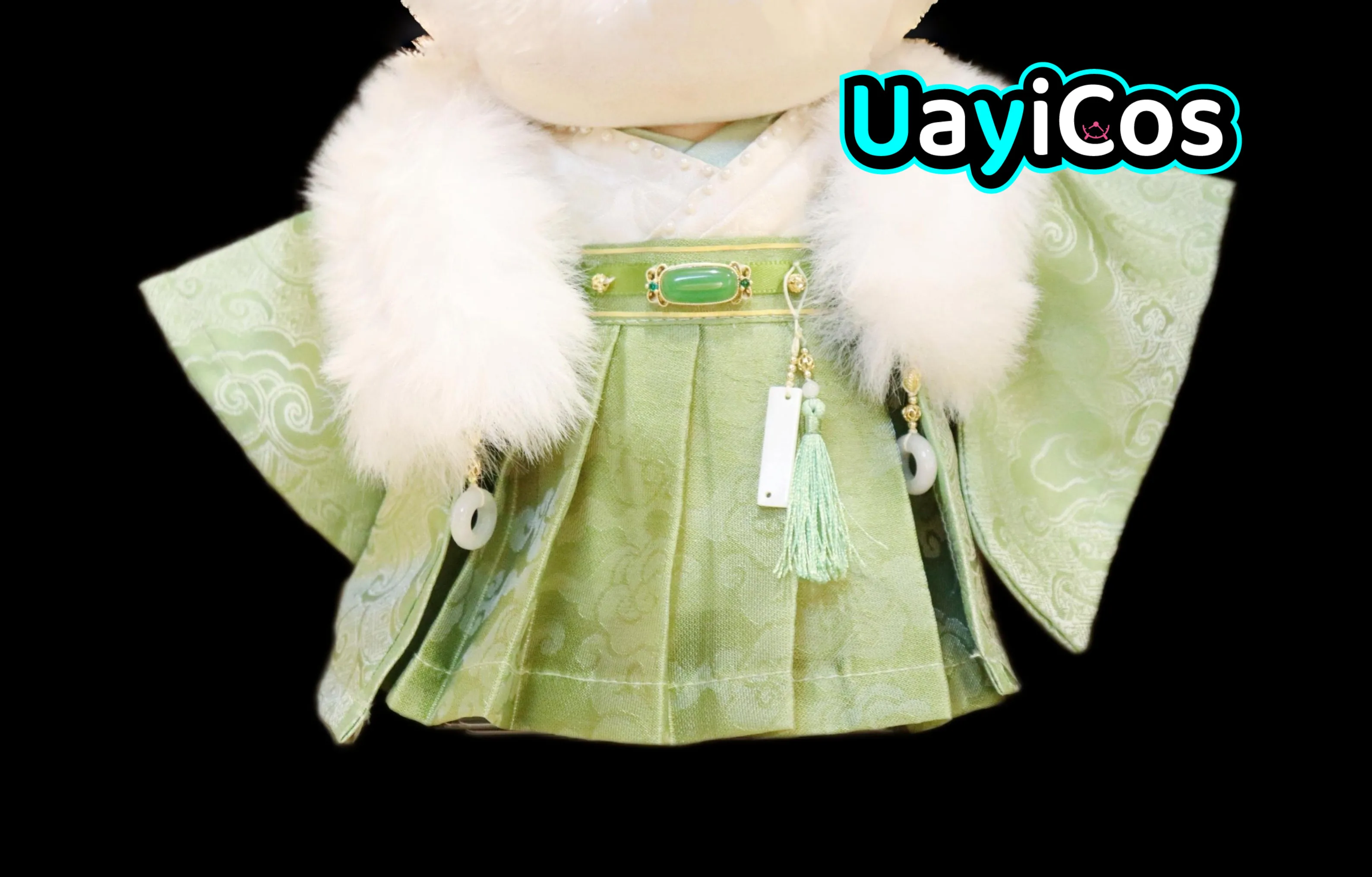 

20cm Doll Clothes Vintage Earl Prince Green Ancient Hanfu Costume Suit Stuffed Plushies Doll Accessories Anime Toy Kids Gifts