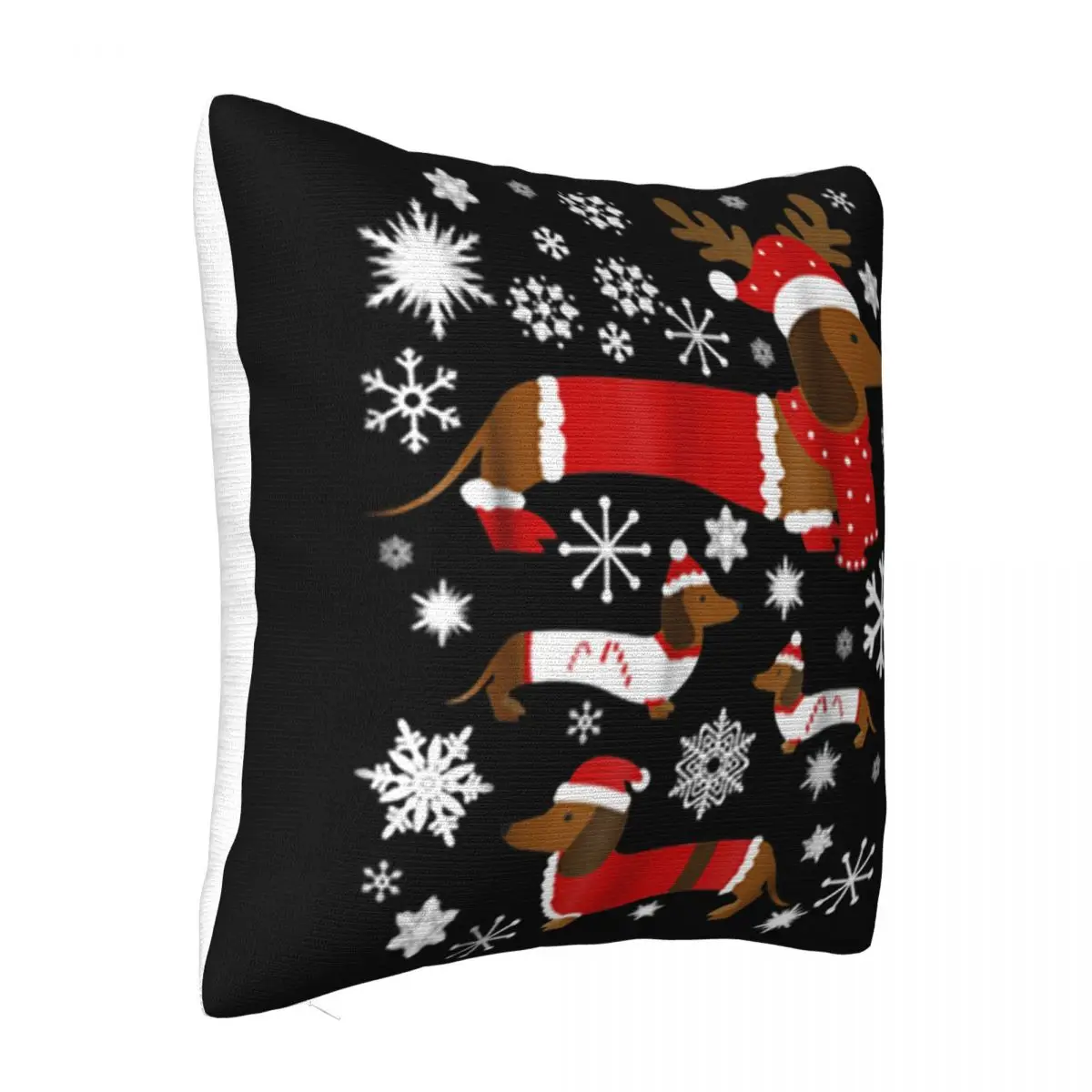 Beautiful Dachshund Christmas For Wiener Dog Lovers Adult Famous Lowest Price Stylish Better Pillow Case