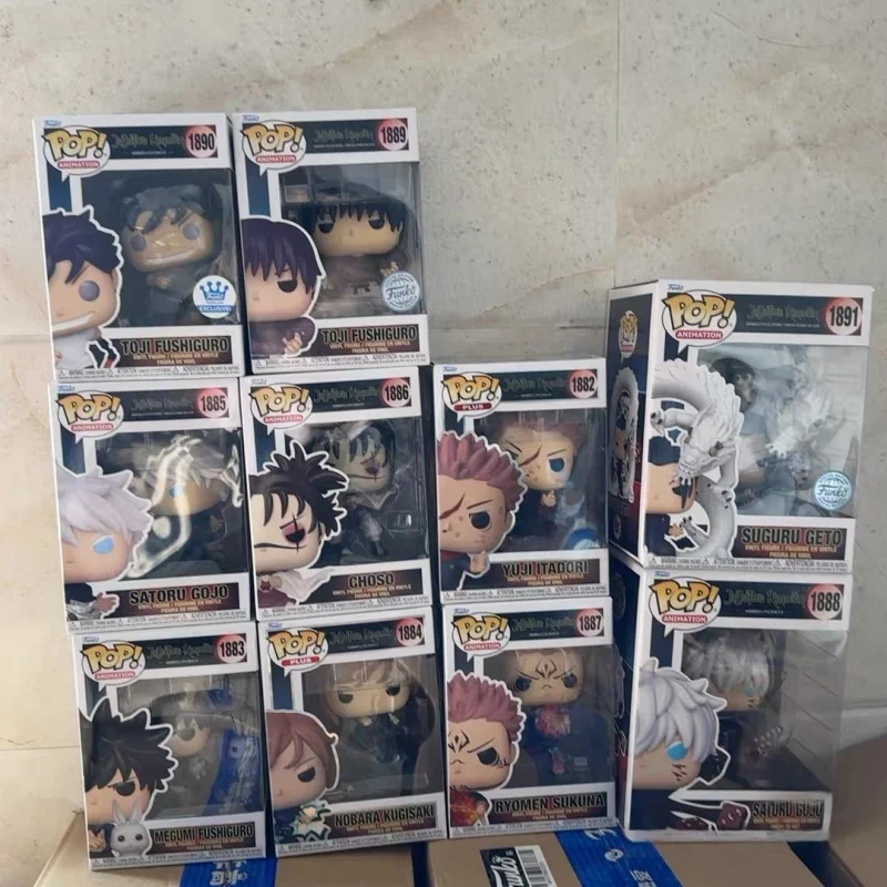 مجسم شخصية جوجوتسو كايسن فانكو بوب جوجو ساتورو 1888 #    كوجيساكي نوبارا 1884 #   جيتو سوجورو 1891 #   فوشيغورو توجي 1889 #   ألعاب الدمى