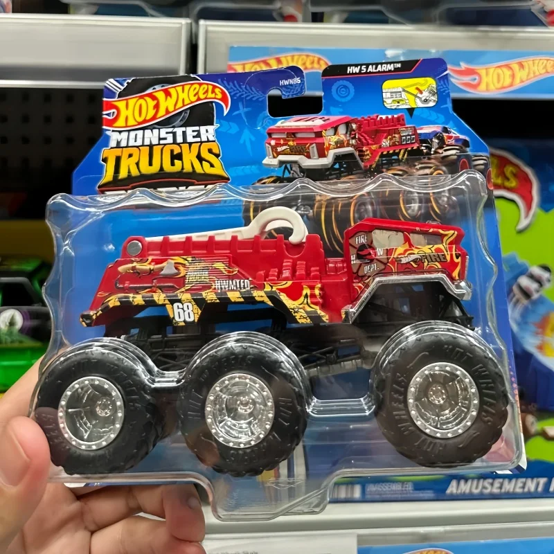 

Mattel Hot Wheels 1/64 Monster Trucks Big Rigs Series Mega-Wrex Tiger-Shark Collectible Car Toys Diecast Vehicle Toy Gift