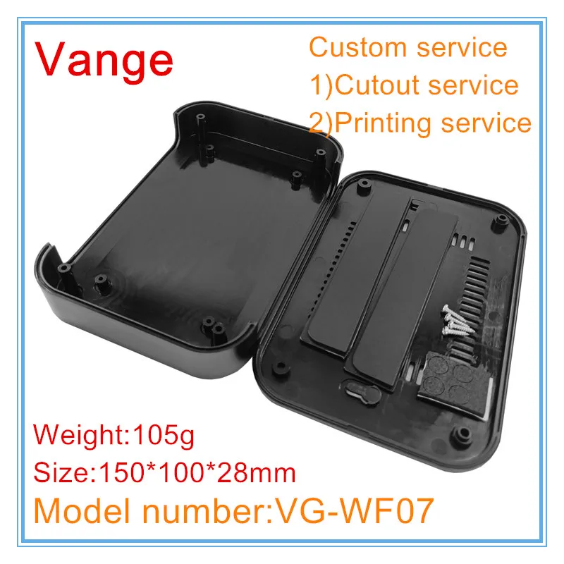 Vange Pcb Behuizing 150*100*28Mm Abs Plastic Projectdoos Diy