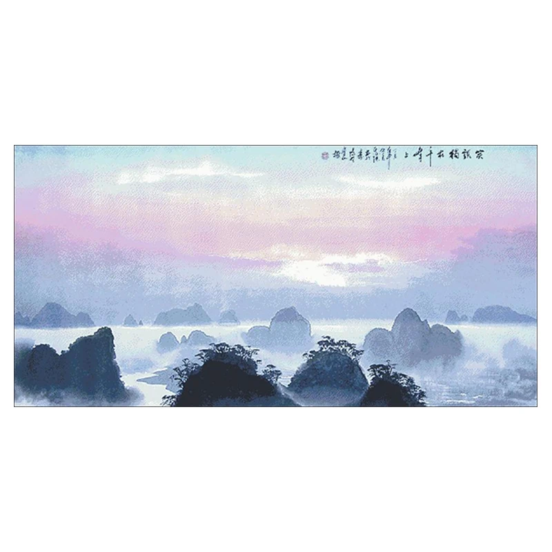 

FJ320 Наборы для вышивки крестом Вышивка крестиком Полный набор Иглы Искусство и ремесло Хобби DIY Рукоделие 18CT 14CT Упаковка