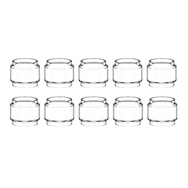 10Pcs Clear Bubble Glass Tubes Mini Cups For Zeus Sub Ohm Tank Repair Parts Accessory