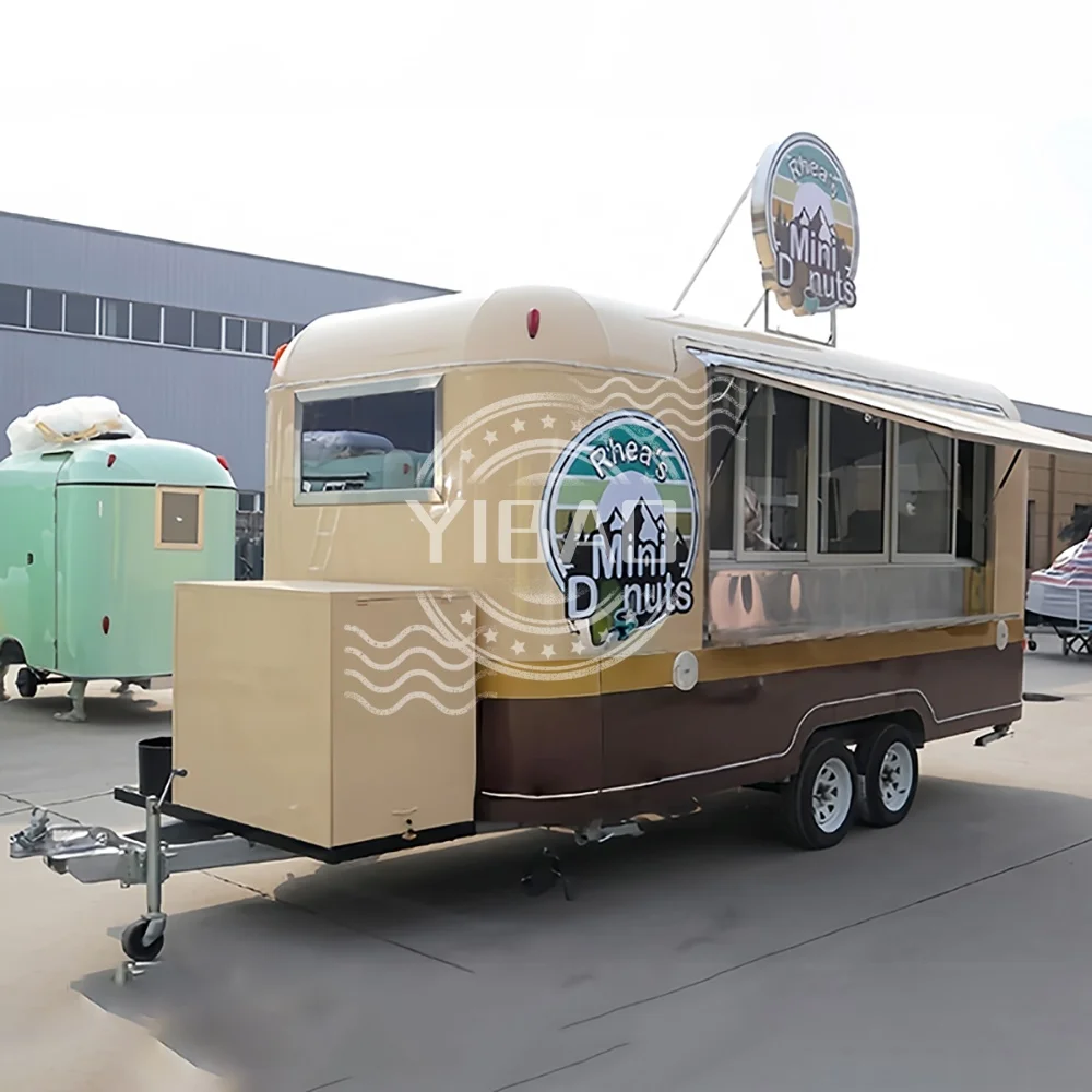 

Food Trailer Coffee Cart Truck Mobile Juice Bar Utility Trailers Offroad Camper Trailer Box trailer in Sale