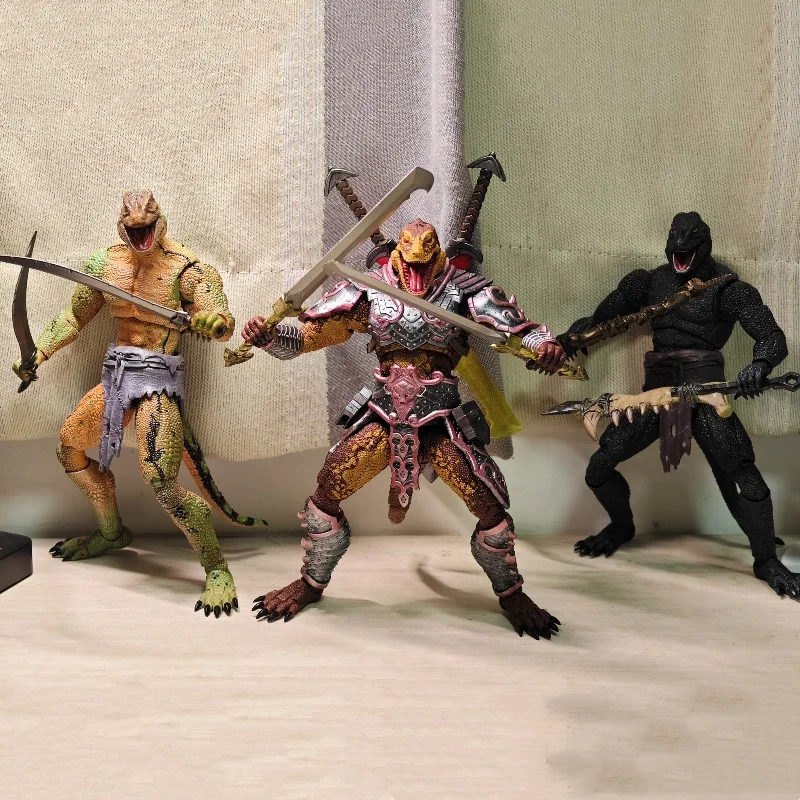 

Original ULTRA ARTICULATED Savage Crucible LizardMan Series 1/12 Scale Pvc Monster Character Action Figure Joint Mobile Ornament