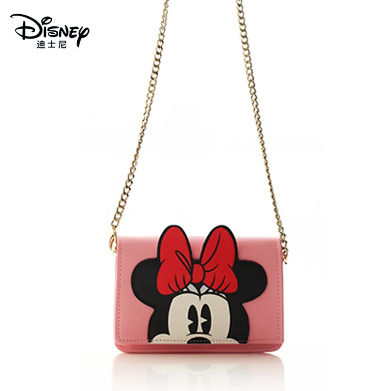 disney minnie nova meninas um ombro obliqua bolsa de marca luxo meninas bolsa dos desenhos animados bonito mini meninas zero carteira alta qualidade 01