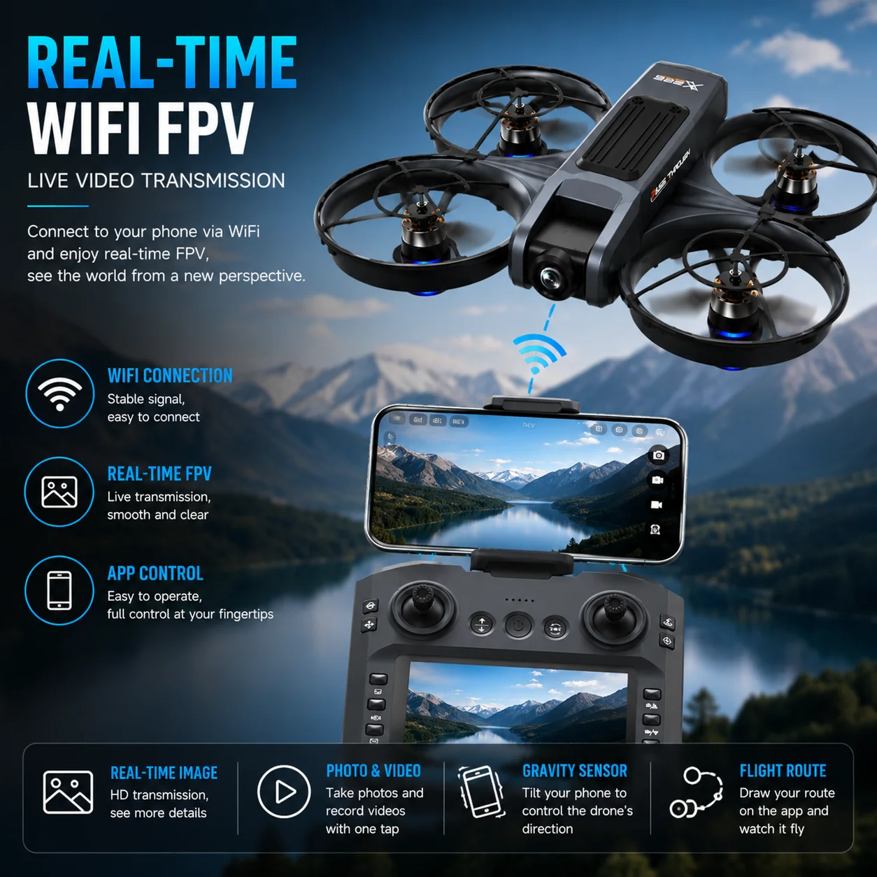 (NEW)X226 Toy Remote Control F - огляд і ціна Drone Rc X226