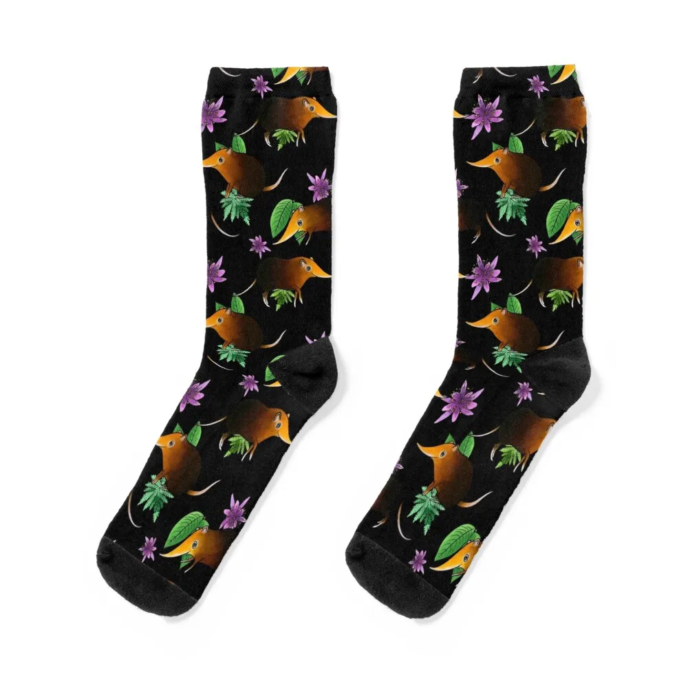 

B&R Elephant Shrews Sticker Socks floor funny sock Novelties new year Ladies Socks Men's