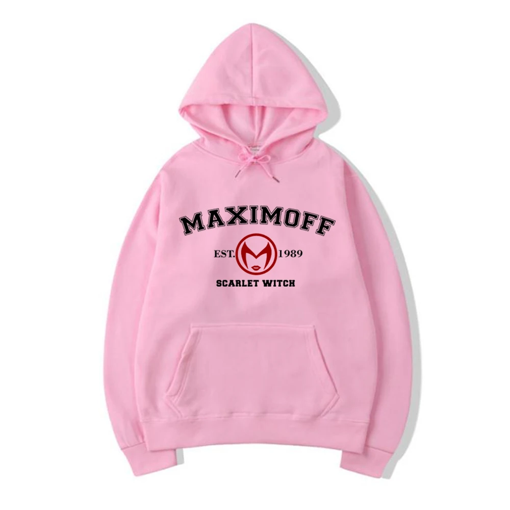 Wanda Maximoff Hoodie Unisex Langarm Kapuzen pullover Vintage Maximoff Pullover Superhelden Tops Streetwear Hoodies