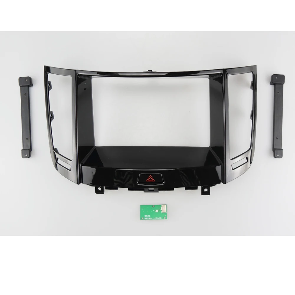 Double 2 Din Stereo Fasica Frame for INFINITI FX35 FX37 2013 Car Radio Kit Refitting Installation Interior Panel Adapter Cover