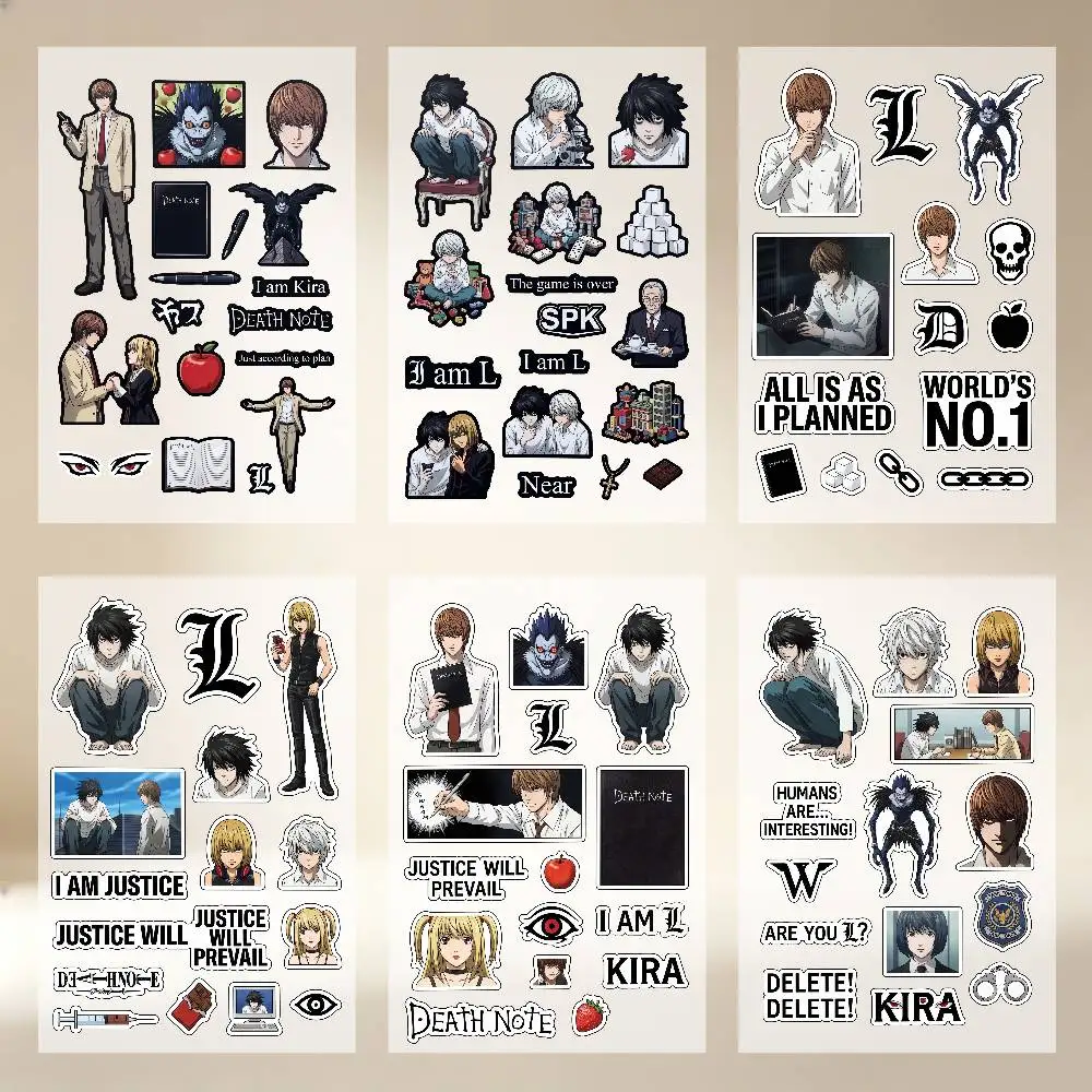 Anime D-death Note Stickers Auto Body Bumper Windows Motorcycle Laptop Walls Vinyl Decal Car Tuning Accessories