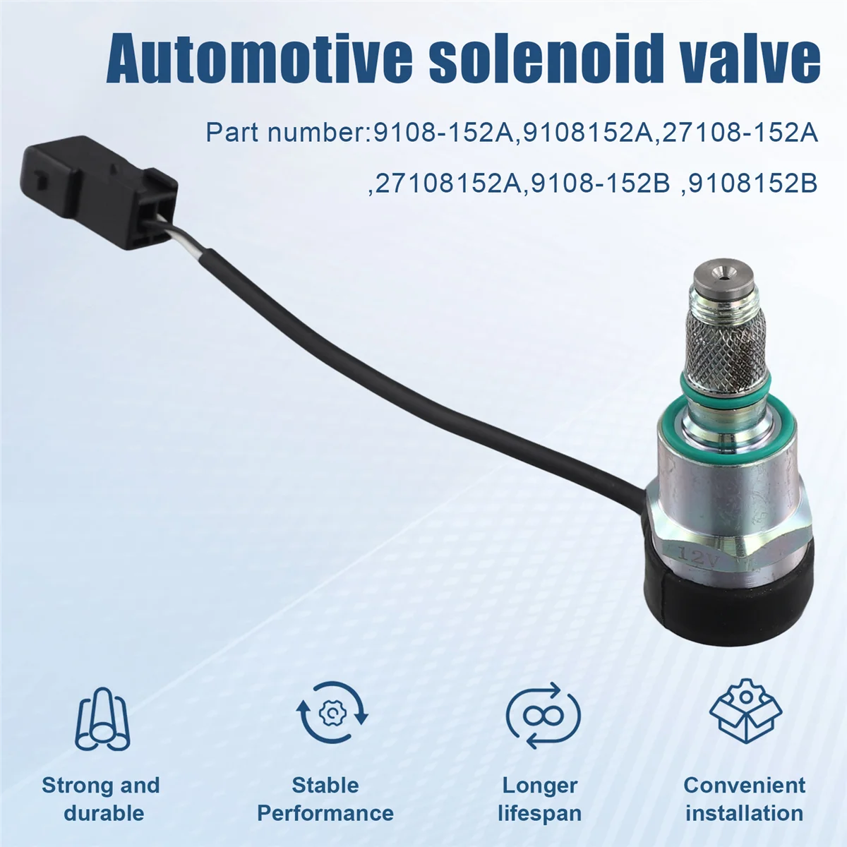 Car Solenoid Valve Solenoid Pump Electronic Pump 12V 9108-152A 9108152A 27108-152A for