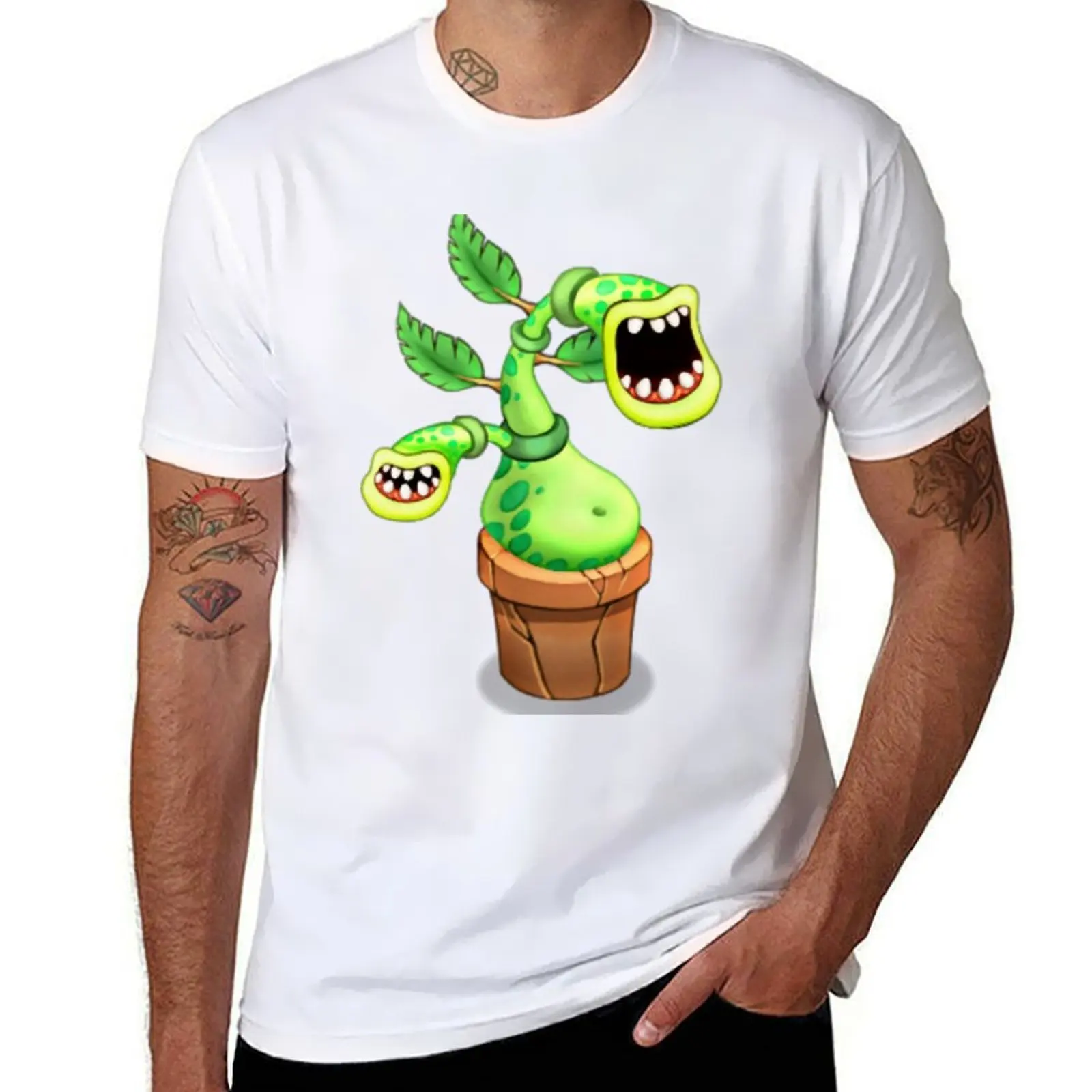 

My Singing Monsters character Potbelly T-Shirt t shirts for man graphic vintage funny t shirts dark humor T-Shirt