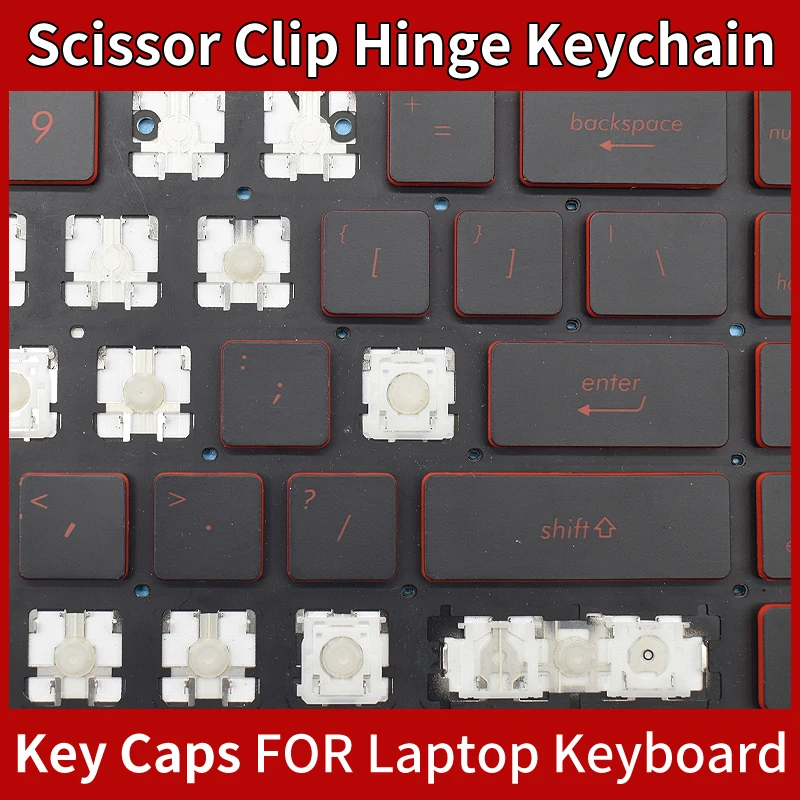 

Сменный колпачок для ключей, ножничный зажим, шарнир для ASUS TUF Gaming FX505DT FX505DU FX505DY FX505GD FX505GE FX505GM, шарнир для колпачков для ключей