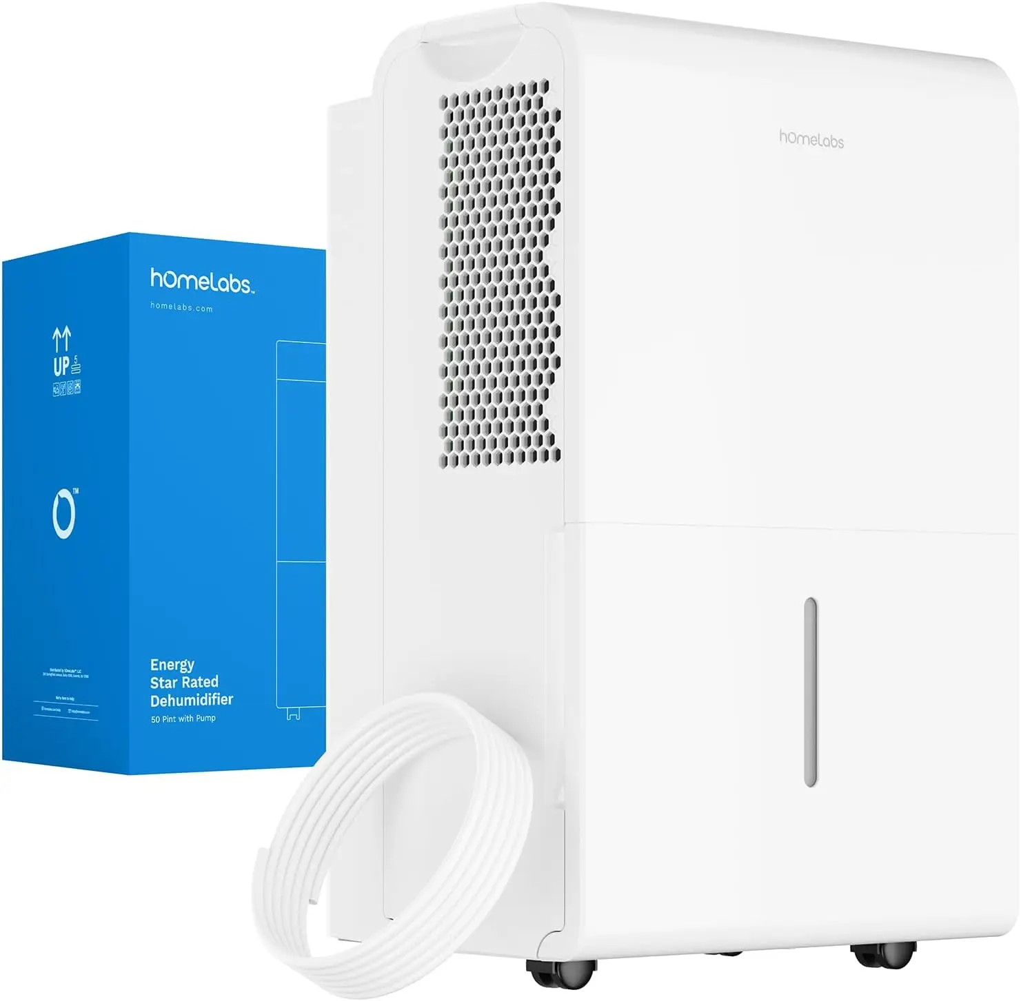 4500 Sq. Ft Energy Star WiFi-Enabled Dehumidifier with Pump Superior Moisture Removal & Humidity Control for Large Rooms Offices