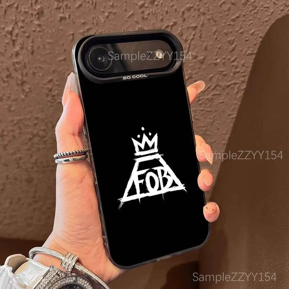 حافظة هاتف Fall Out Boy American Beauty لهاتف iPhone 17,16,15,14,13,12,X,8,Pro,Max,Plus,E,SE4,Air,Mini Black IMD Matte