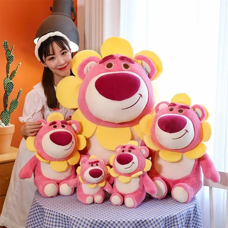 84CM Super big size Disney Stuffed Animal Flower Fairy Flower Lotso Plushies Room Decoration Doll Children's Holiday Gift Toy