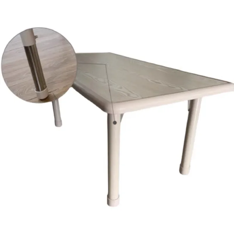 Kindergarten Children's study table and chair set Handmade table Lifting household writing  Desk Small square desk